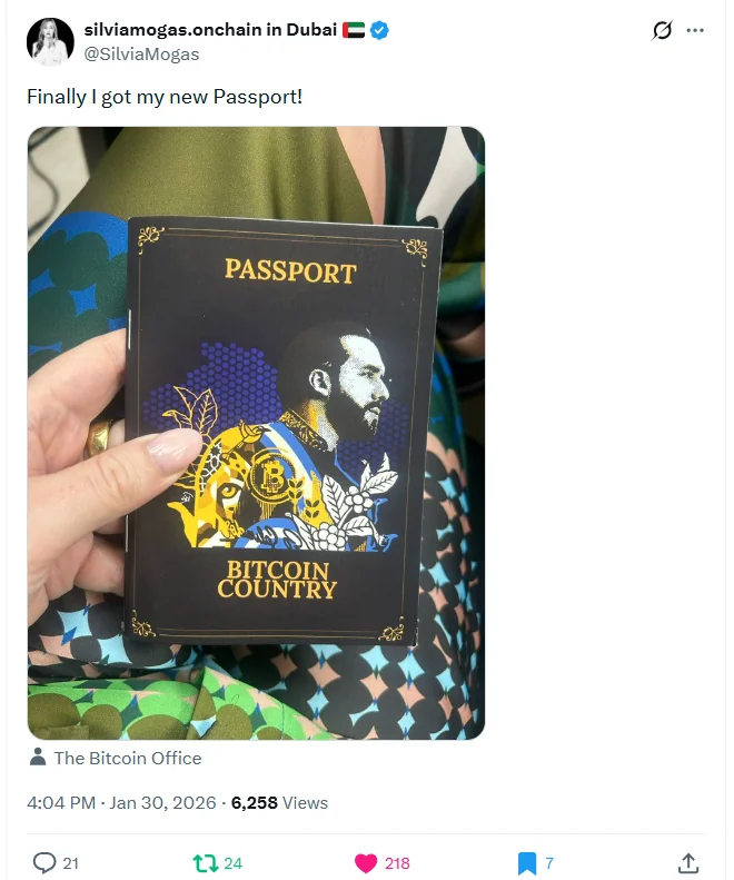 Screenshot of my post: Finally I got my new Passport